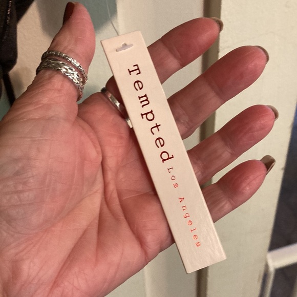 Tempted. LA low dip sheen blouse size L - Picture 4 of 7